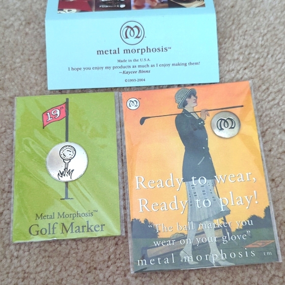 Metal Morphosis Golf Ball Markers - Picture 4 of 4